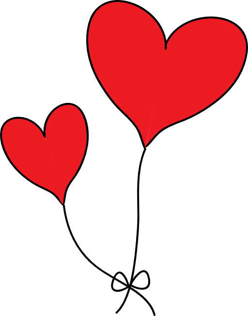 Free Clipart Of A Red Heart Images Clip Art Clipartbarn - Heart Balloon Clip Art (512x651)