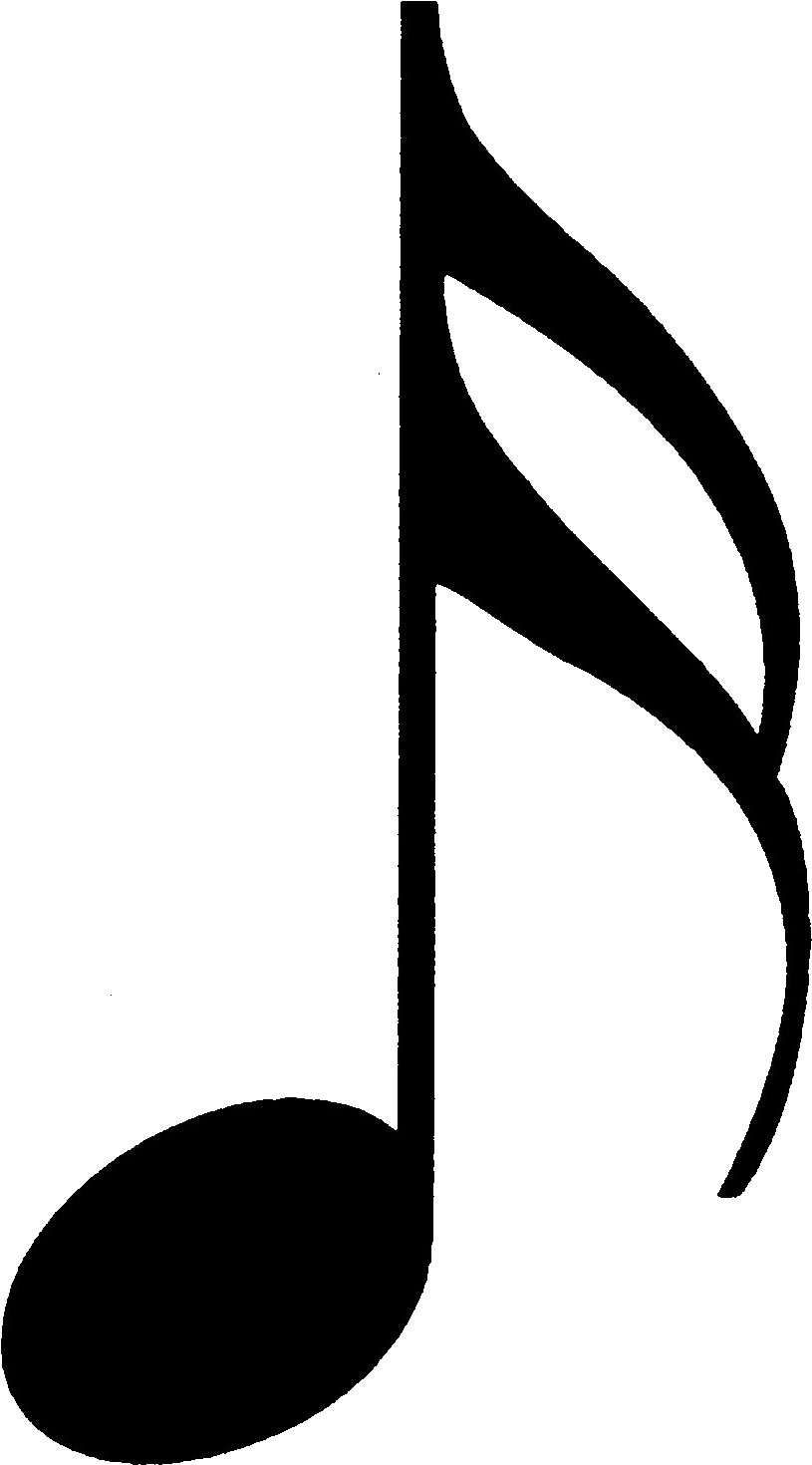 Riesengroße Noten Und Notenzeilen Für Powerpoint - Transparent Background Music Notes (829x1484)