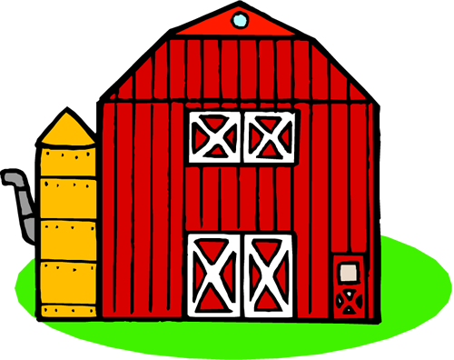 Room - Red Barn Clip Art (500x396)