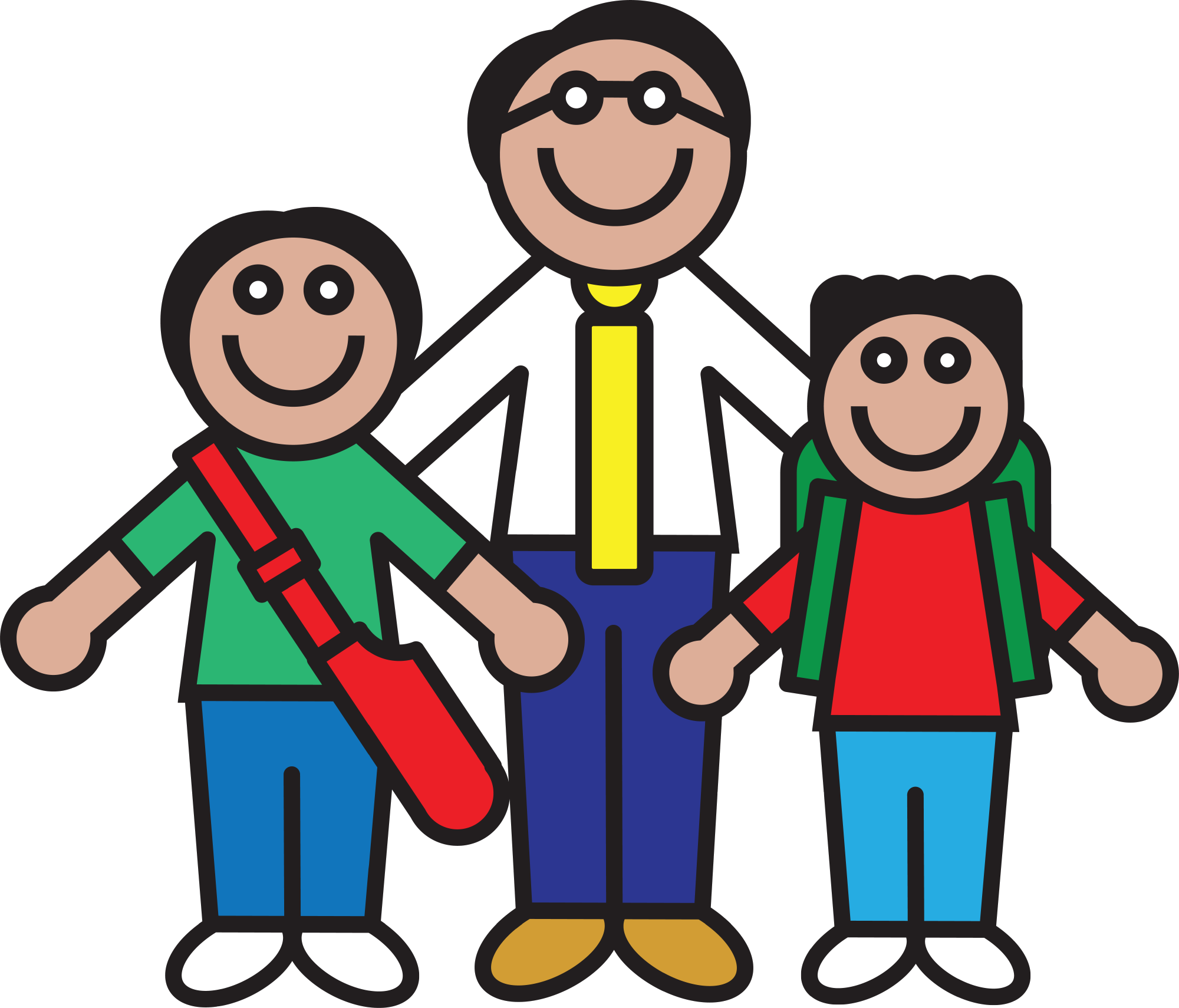 Son Clipart - Male Teacher Clip Art (2000x1710)