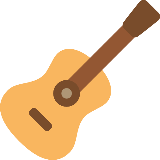 Guitar - Music Icon Png Color (512x512)