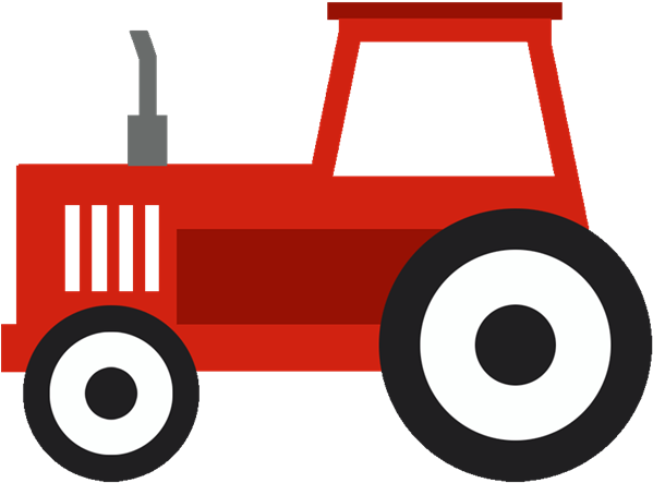 Finger Puppets, Barnyard Party, Farm Party, Transportation, - Molde Tractor Granja De Zenon (600x512)