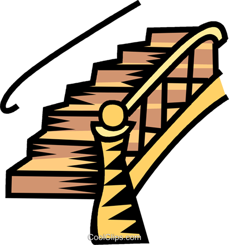 Pretty Stairs Clipart Red Stairs Clip Art Image Clipartbarn - Clipart Stairs (448x480)