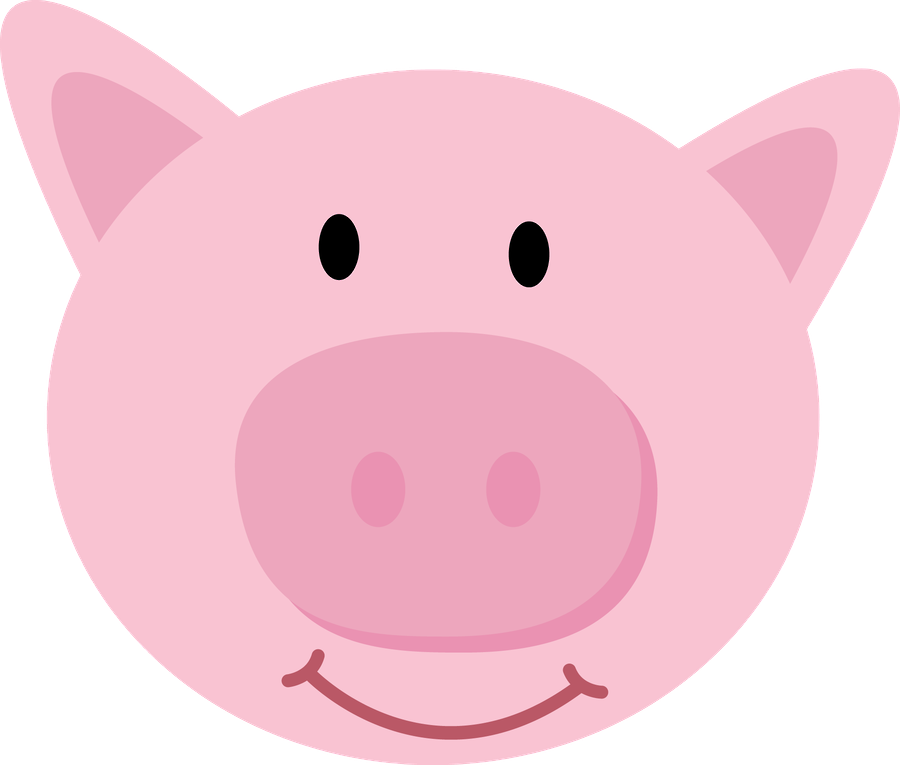 Fazenda - Minus - Caras De Cerditos Animados (900x765)