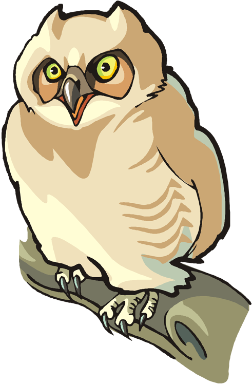 Owl Clipart - Children's Music (491x750)