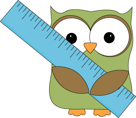 Owl Clip Art Owl Images - Ruler Clipart (551x480)