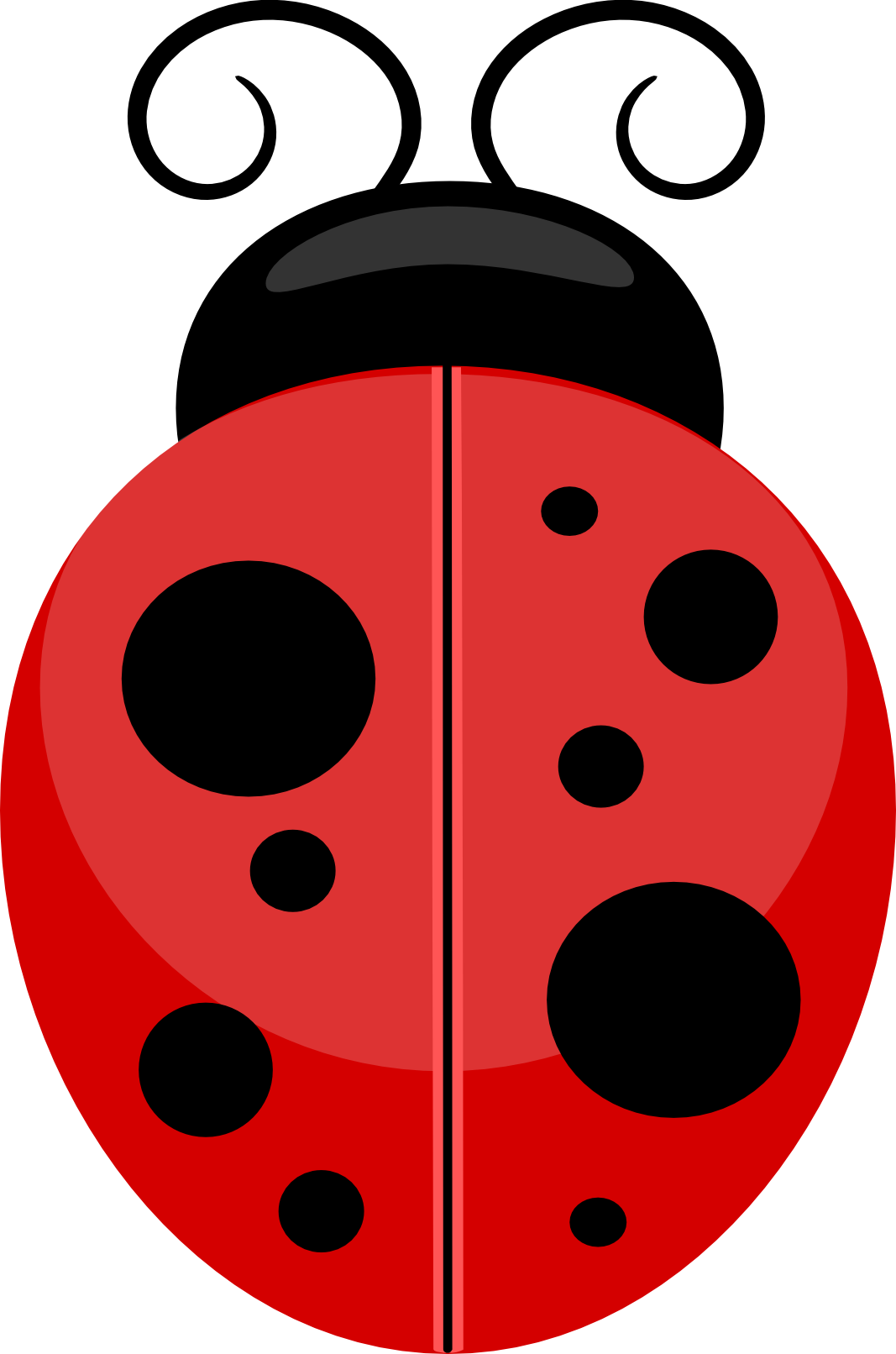 Related Barn Clipart No Background - Transparent Background Ladybug Clipart (1067x1612)
