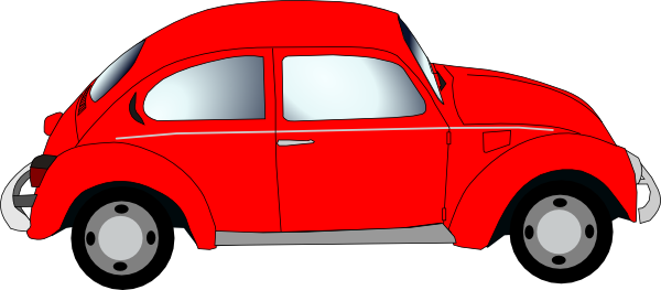 Coccinelle Bug Beetle Car Clip Art - Car Png Clip Art (600x263)