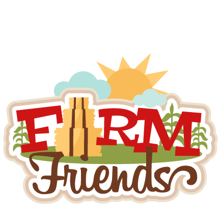 Farm Friends Title Svg Scrapbook Cut File Cute Clipart - Scalable Vector Graphics (432x432)