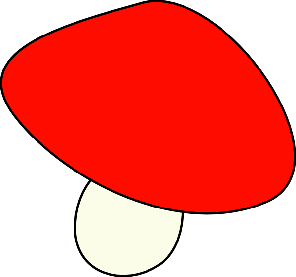 Mushroom Clip Art Clipart Photo - Toadstool Clipart No Spots (600x562)