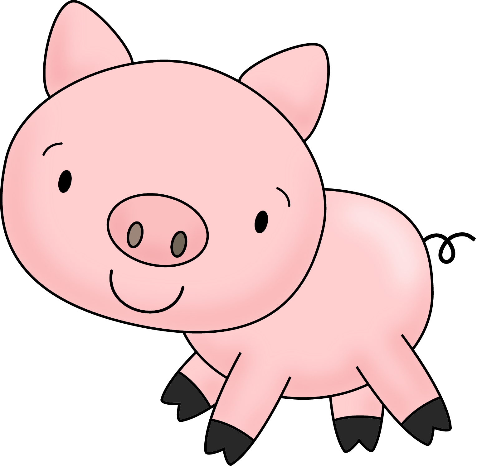 Pig - Charlotte's Web Clipart (1529x1496)