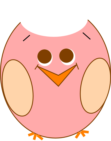 Exhausted Owl To Happy Owl Clipart - Happy Owl Clipart (468x597)
