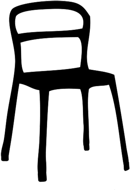 Deck Chair Silhouette - Chair Icon Blue (496x709)