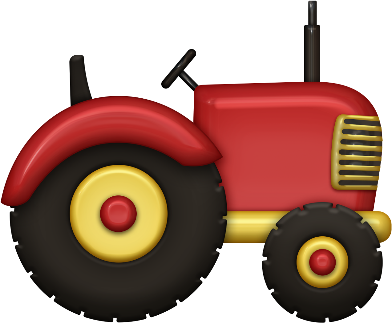 Tractor For The Farm - Tractor Clipart Png (1280x1058)