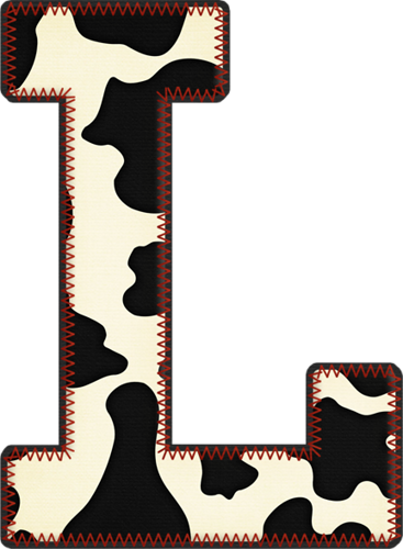 Escuela Infantil Castillo De Blanca - Animal Print Letter L (367x500)