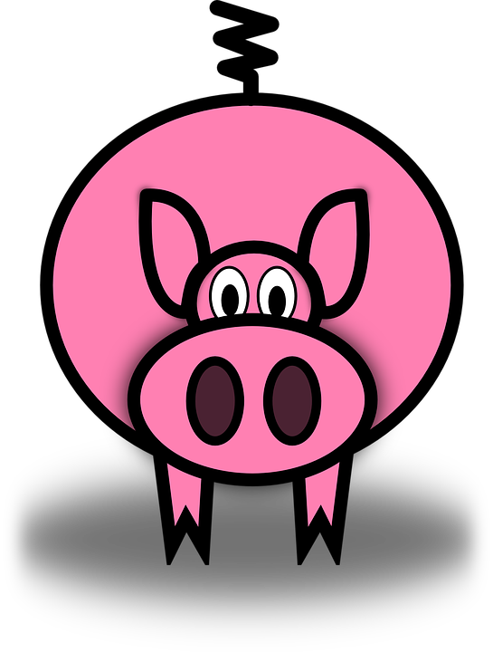 Pork Clipart Farm Pig - Pig Clip Art (545x720)