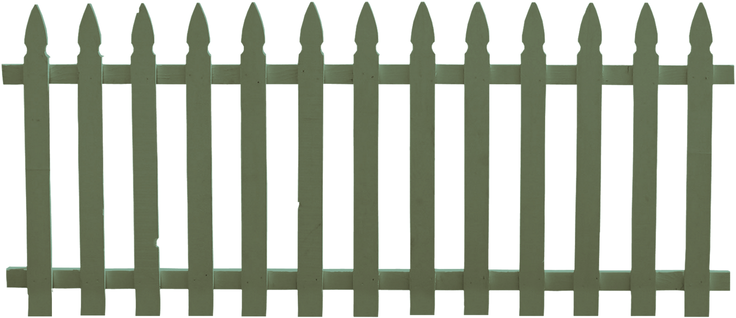 Printable Picket Fence Clip Art - White Picket Fence Transparent (1600x792)