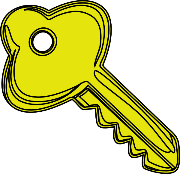 Free Key Clipart Pictures - Clipart Images Of Key (600x578)
