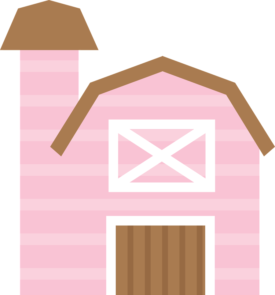Farm Pink - Minus - Farm Birthday Invitations (900x964)