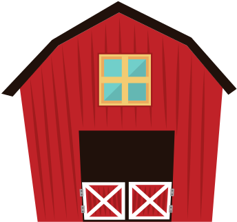 Barn House Farm Ranch Icon Vector Graphic - Farm House Vector (550x550)
