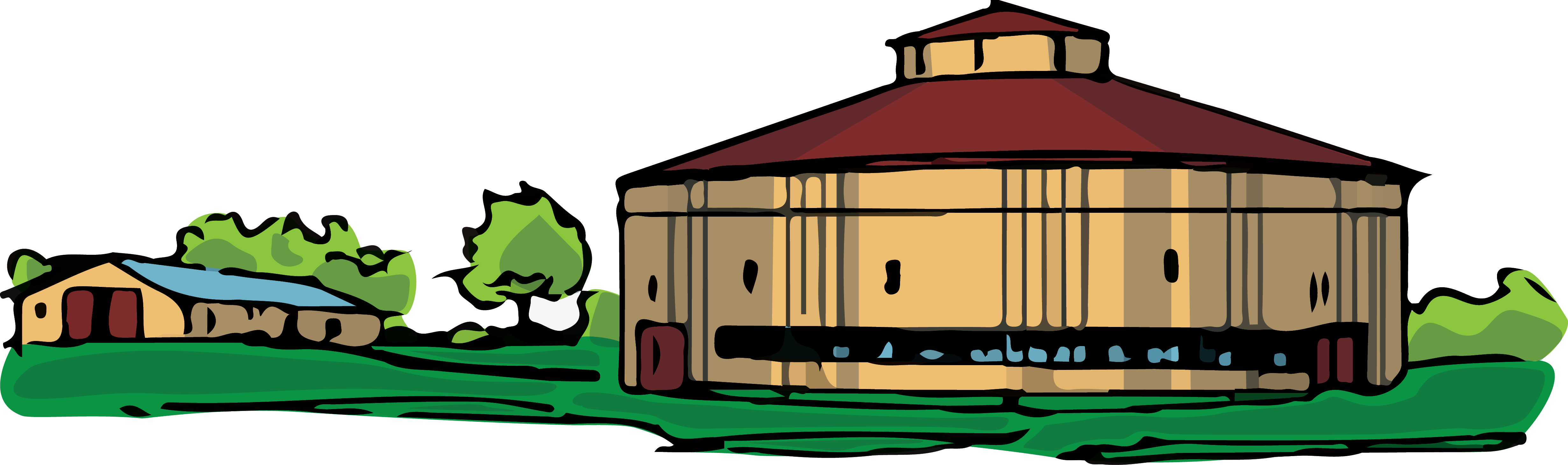 Starke Round Barn - Starke Round Barn (4925x1462)