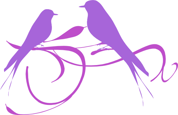 Love Birds Clip Art At Clker - Clip Art Love Birds (600x387)