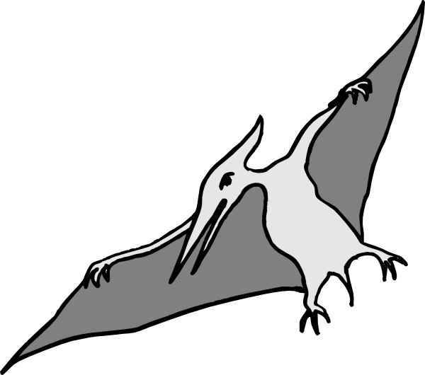 Teradactel Coloring Page (600x530)