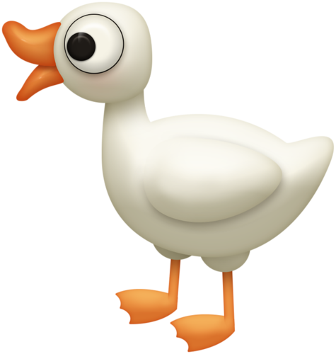 Ladylony Альбом «скрап-наборы / Farmyard Friends» На - Duck (475x500)