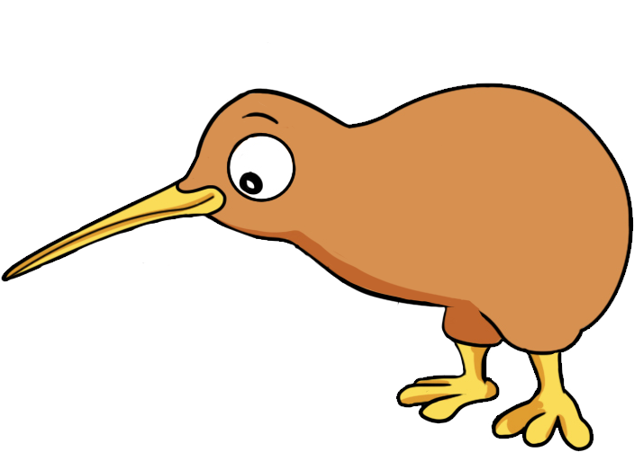 Funny Bird Clip Art Image A Clipart Panda Free Images - Cartoon Kiwi (730x522)