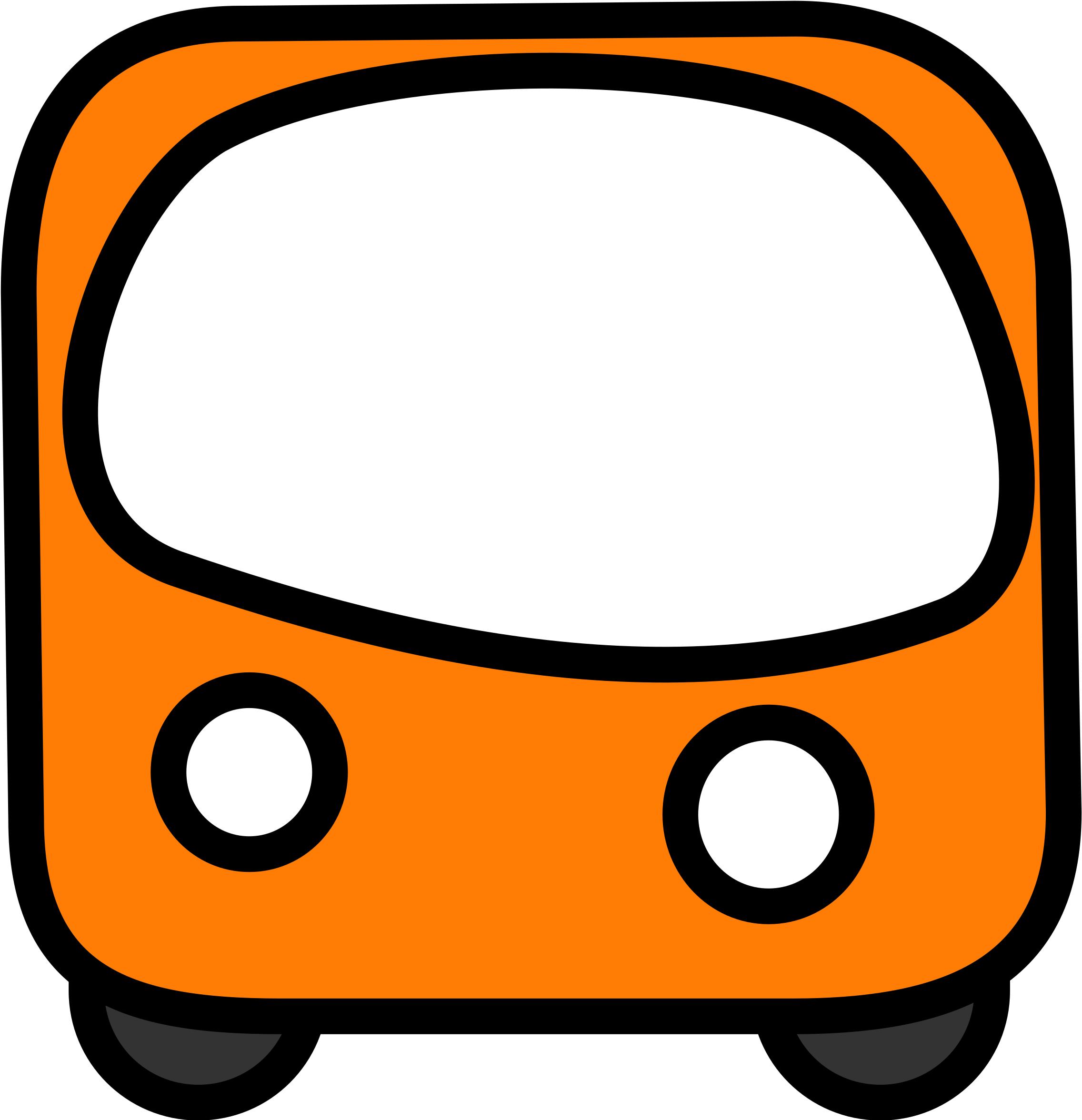 Funny Bus Clipart Kid - Bus Clip Art (2400x2400)