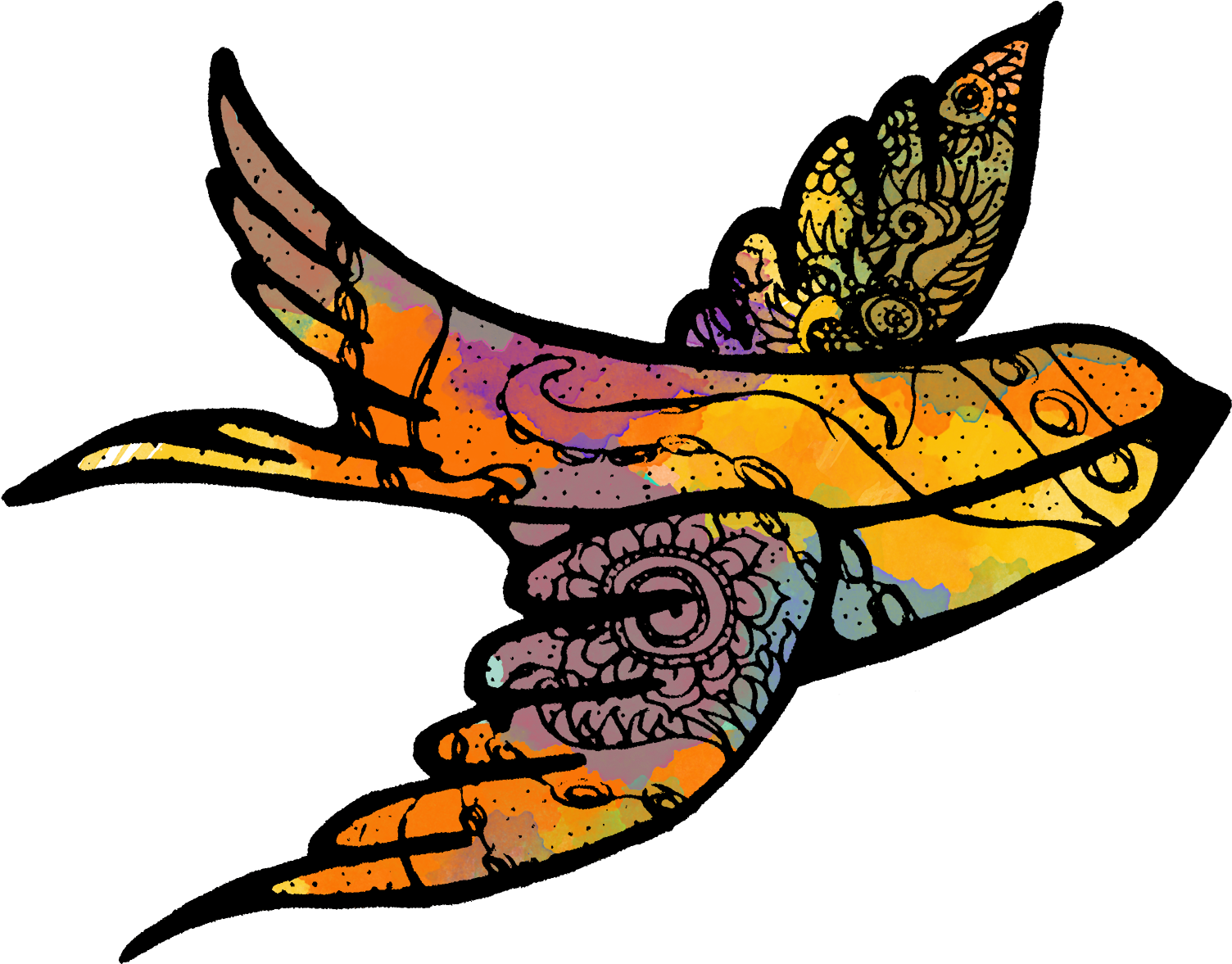 Sparrow Clipart Traditional - Sarı Kırlangıçlar Hanı Bahadır Arıcı Baygenç Ajans (1632x1224)