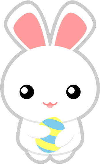 Clipart On Clip Art Easter Bunny And Cute 2 - Easter Bunny Cute Clipart (600x600)