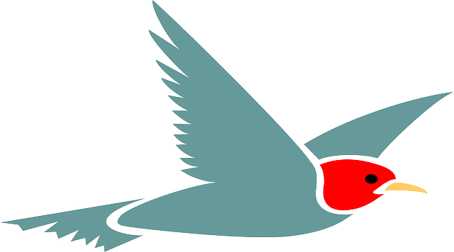 Shapes, Bird, Flying, Wings, Art, Fly - Flying Bird Clipart Transparent Background (640x356)