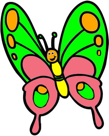 Clipart Image Of A Butterfly Clip Art 2 Clipartbarn - Butterfly Clipart (391x472)