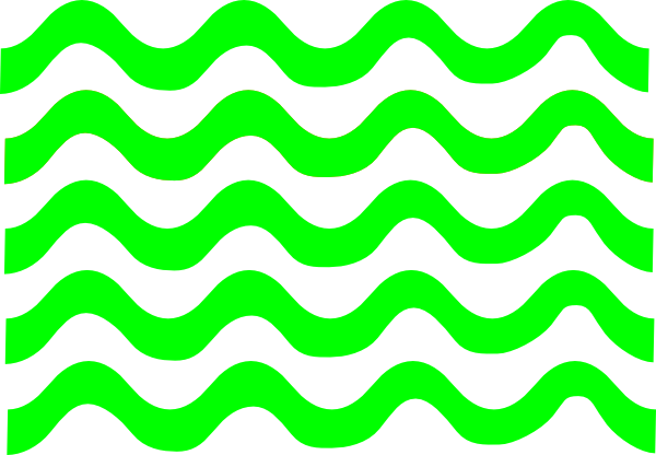 Green Waved Line Clipart (600x416)