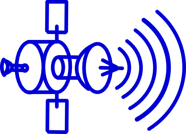 Satellite Clip Art - Radio Wave (600x433)