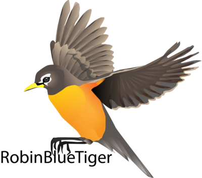 Robin Bird Meeeeee By Brainspewage On Deviantart - Robin Bird Flying Drawing (400x353)