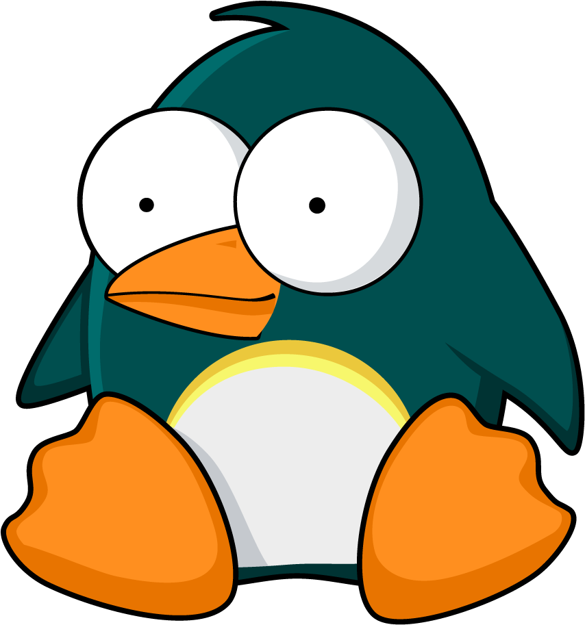 Other Popular Clip Arts - Funny Cartoon Penguin (1000x1000)