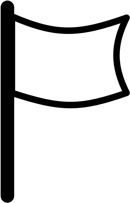 White Flag Clipart - White Flag Icon Png (768x1079)