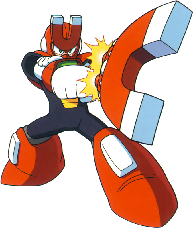 Magnet Man Mmkb Fandom Powered By Wikia - Mega Man Magnet Man (701x824)