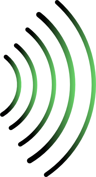 Rf Signal Wave Clip Art At Clker - Signal Clipart (324x598)