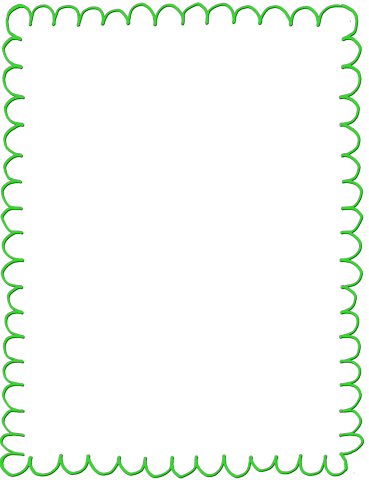 Zig Zag Border Clip Art - Squiggly Line Border Clipart (369x480)