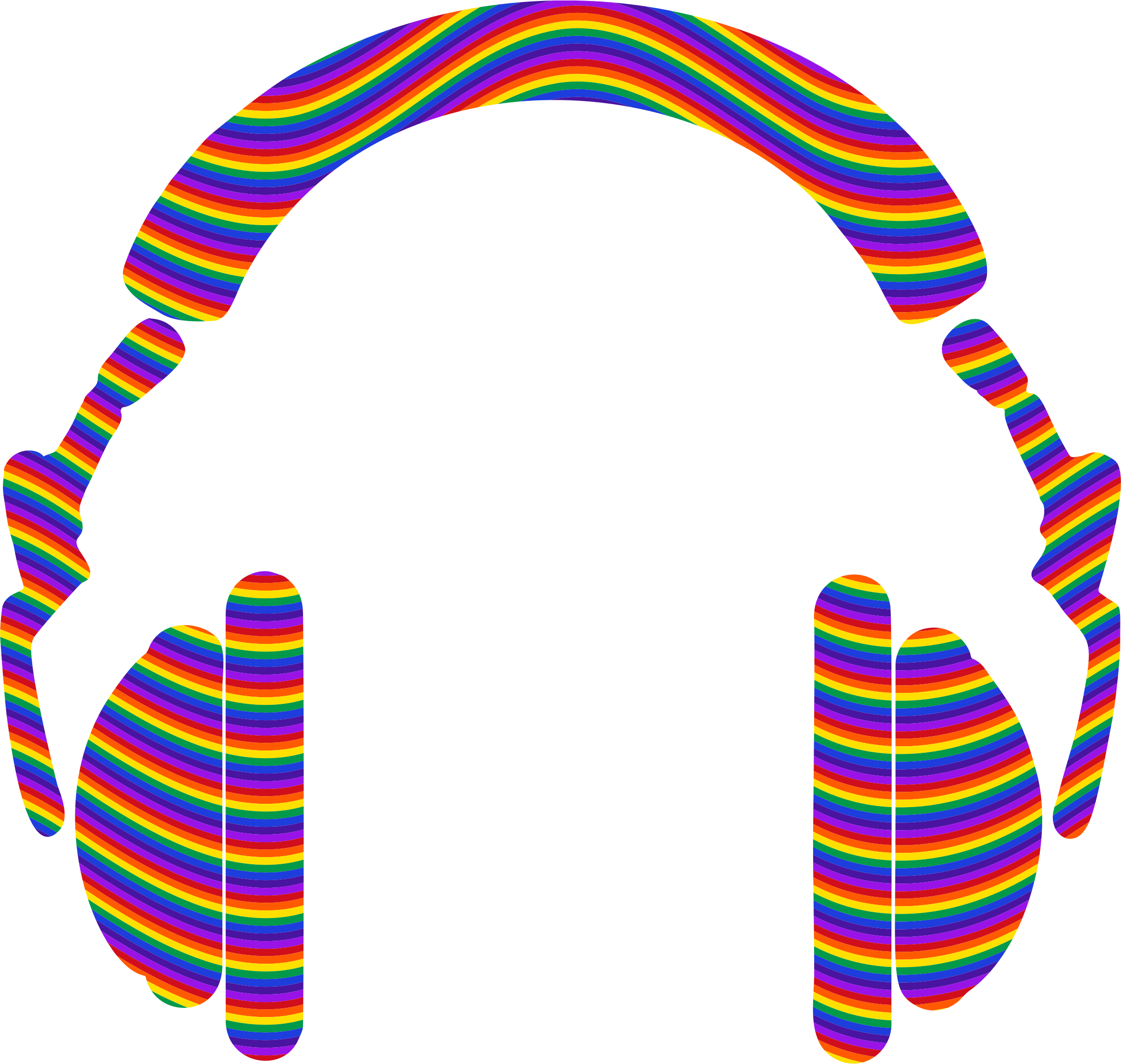 Headphones Computer Icons Silhouette Clip Art - Headphones Computer Icons Silhouette Clip Art (2334x2216)