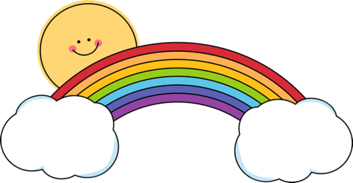 Rainbow Border Clipart - Rainbow Clipart (728x378)