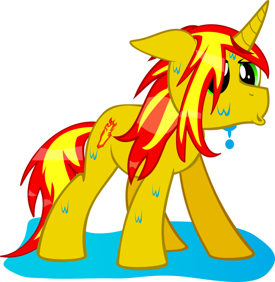 Heatwave Soaked By Sourspot - Cartoon (883x904)