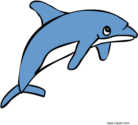 Free Dolphin Clipart Image - Free Dolphin Clipart Image (450x450)