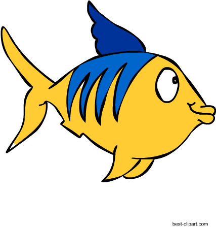 Colorful Fish Marine Animal Free Clipart - Coral Reef Fish (450x450)