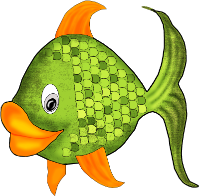 Say Hello - Animals In Water Clip Art (400x400)