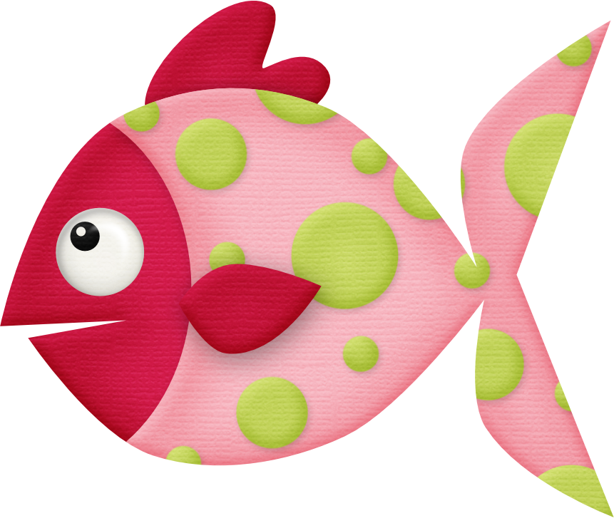 B *✿* Squeakyclean, - Pattern Fish Clipart (861x727)