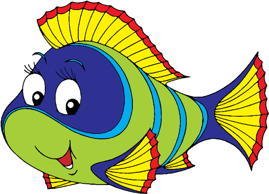 Ocean Fishing Clipart, Explore Pictures - Desenhos De Peixes Coloridos (899x651)